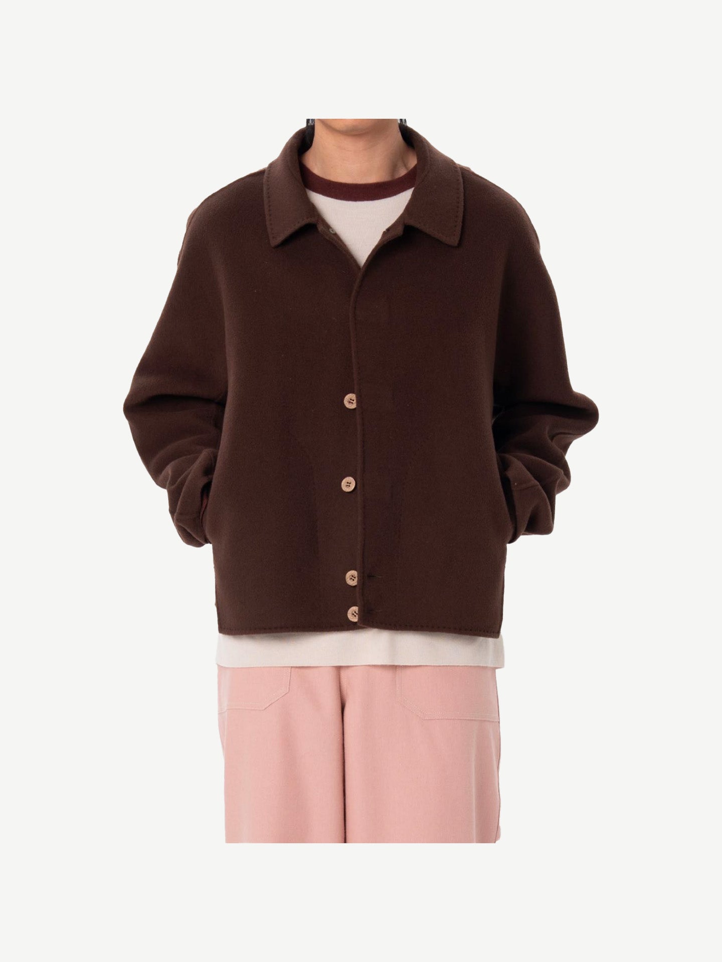 LOI JACKET, BROWN