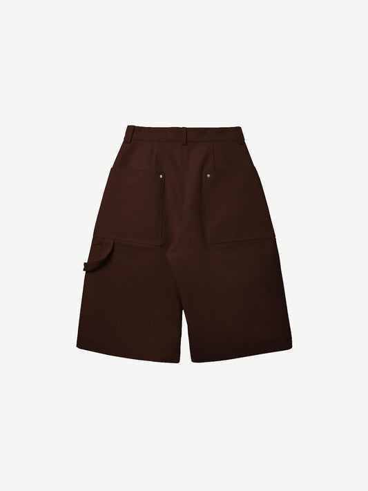 PAINTER SHORTS, MOCHA BROWN