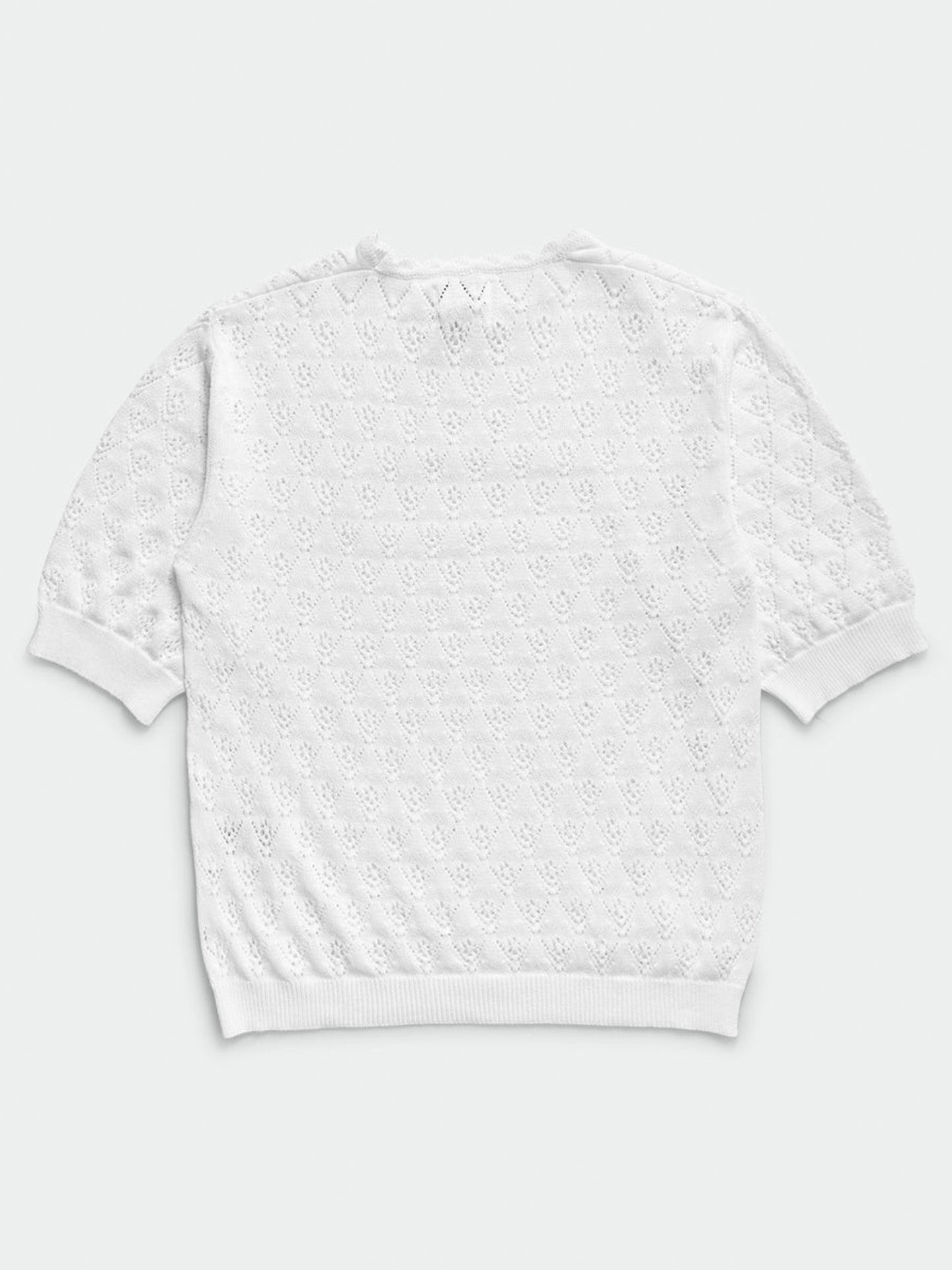 COMUNIONE KNITTED TEE, White