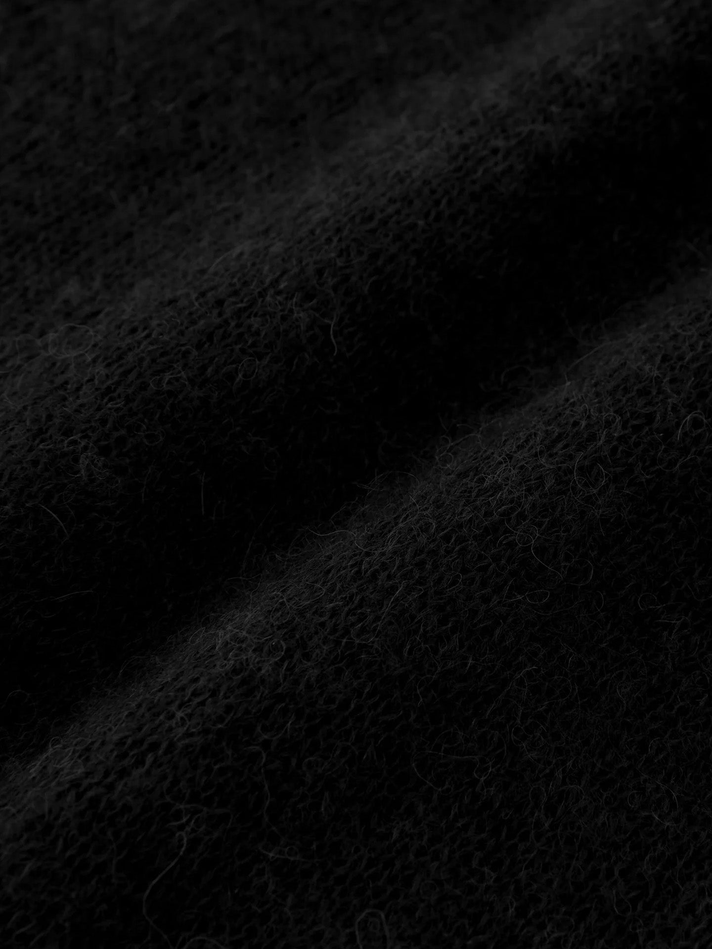 POLO COLLAR CARDIGAN, BLACK