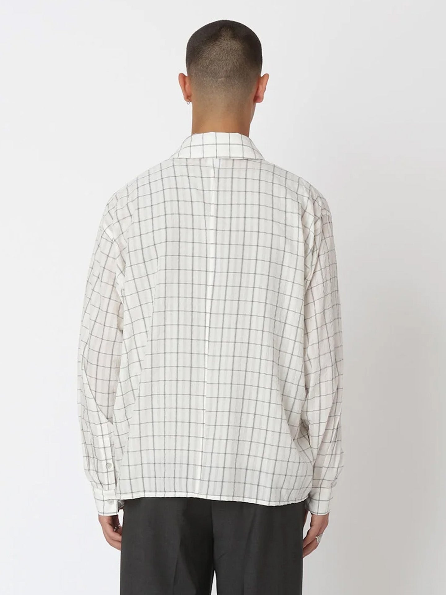 ZAYNE ZIP SHIRT, White