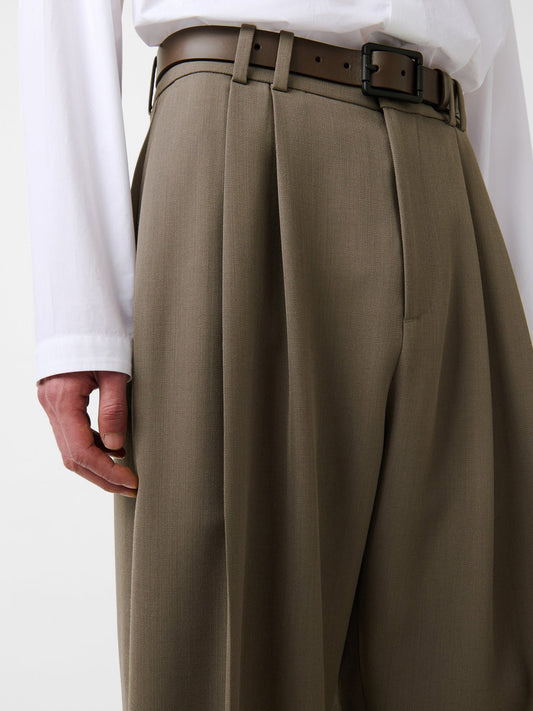 DOUBLE PLEAT VOLUME PANT, Reed
