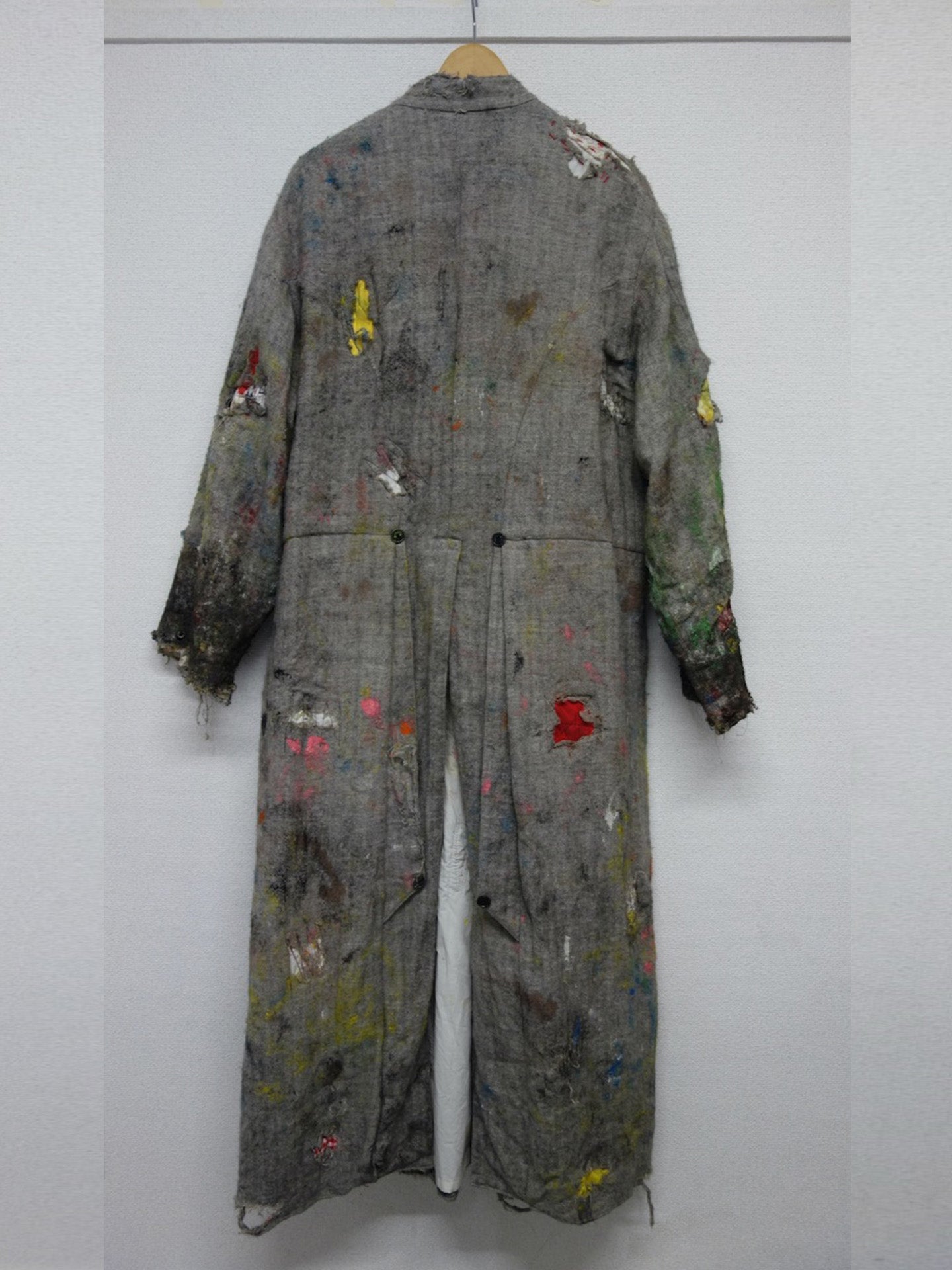 DESTROYED MASONS COAT, Grey