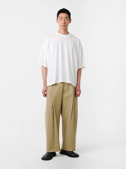 DEEP PLEAT VOLUME PANT, Tan