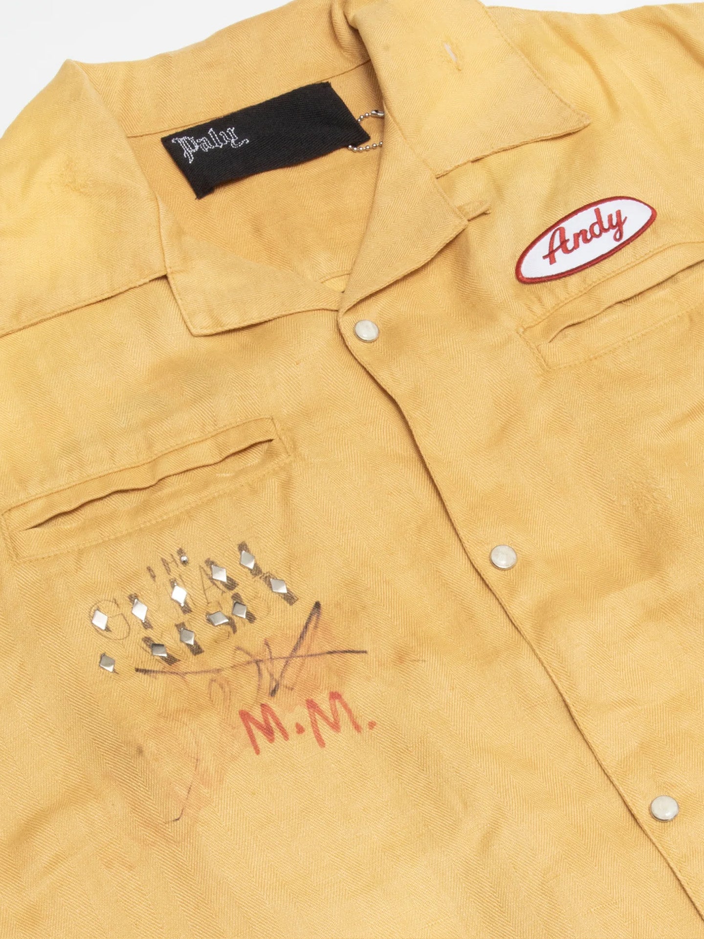 MONTAUK S/S BOWLING SHIRT, Yellow