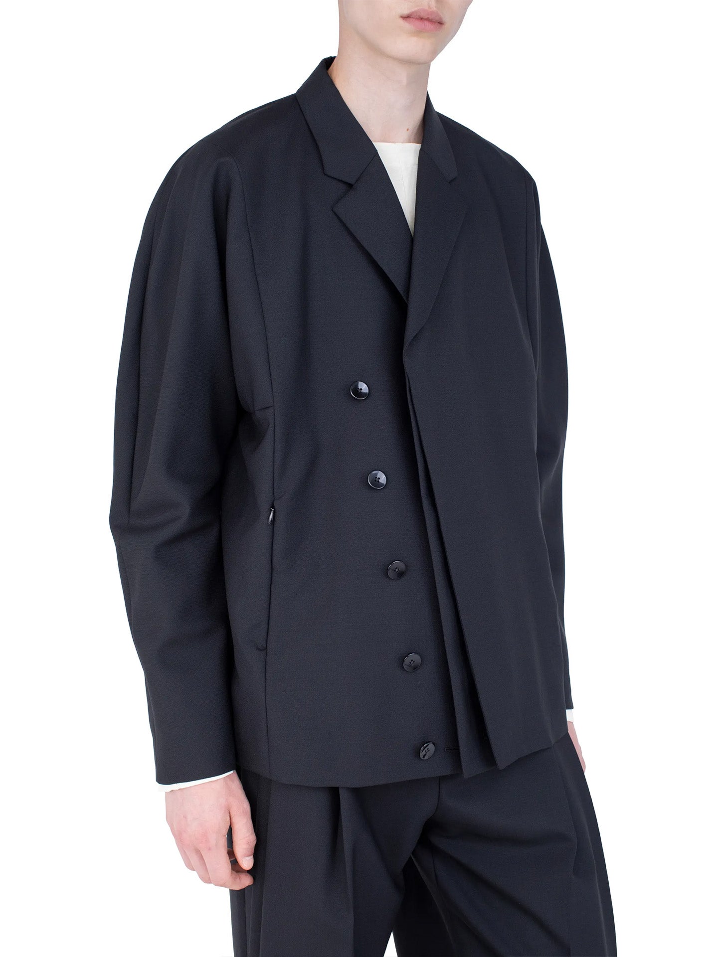 VAALS TAILORED BLAZER, SPACE BLACK