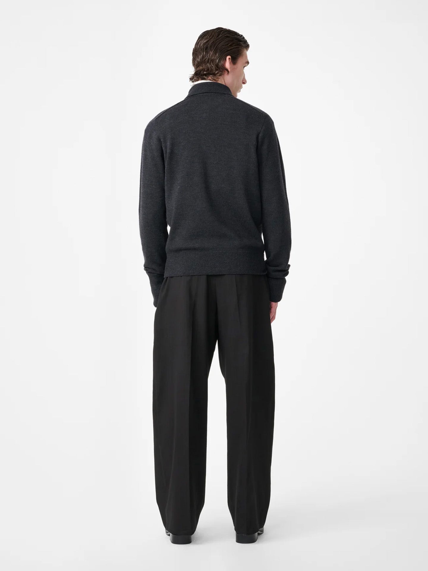 POLO CARDIGAN, COAL