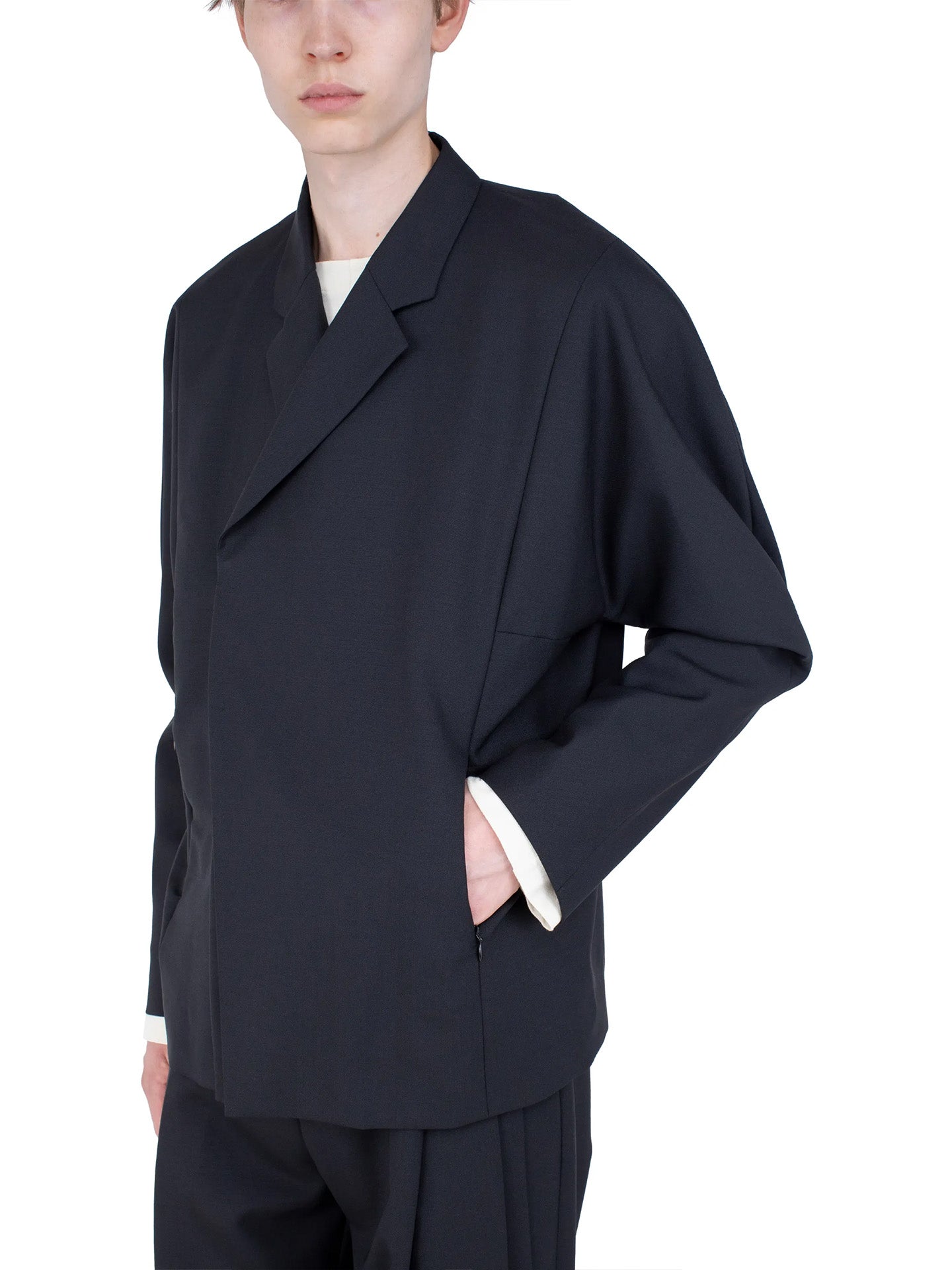 VAALS TAILORED BLAZER, SPACE BLACK