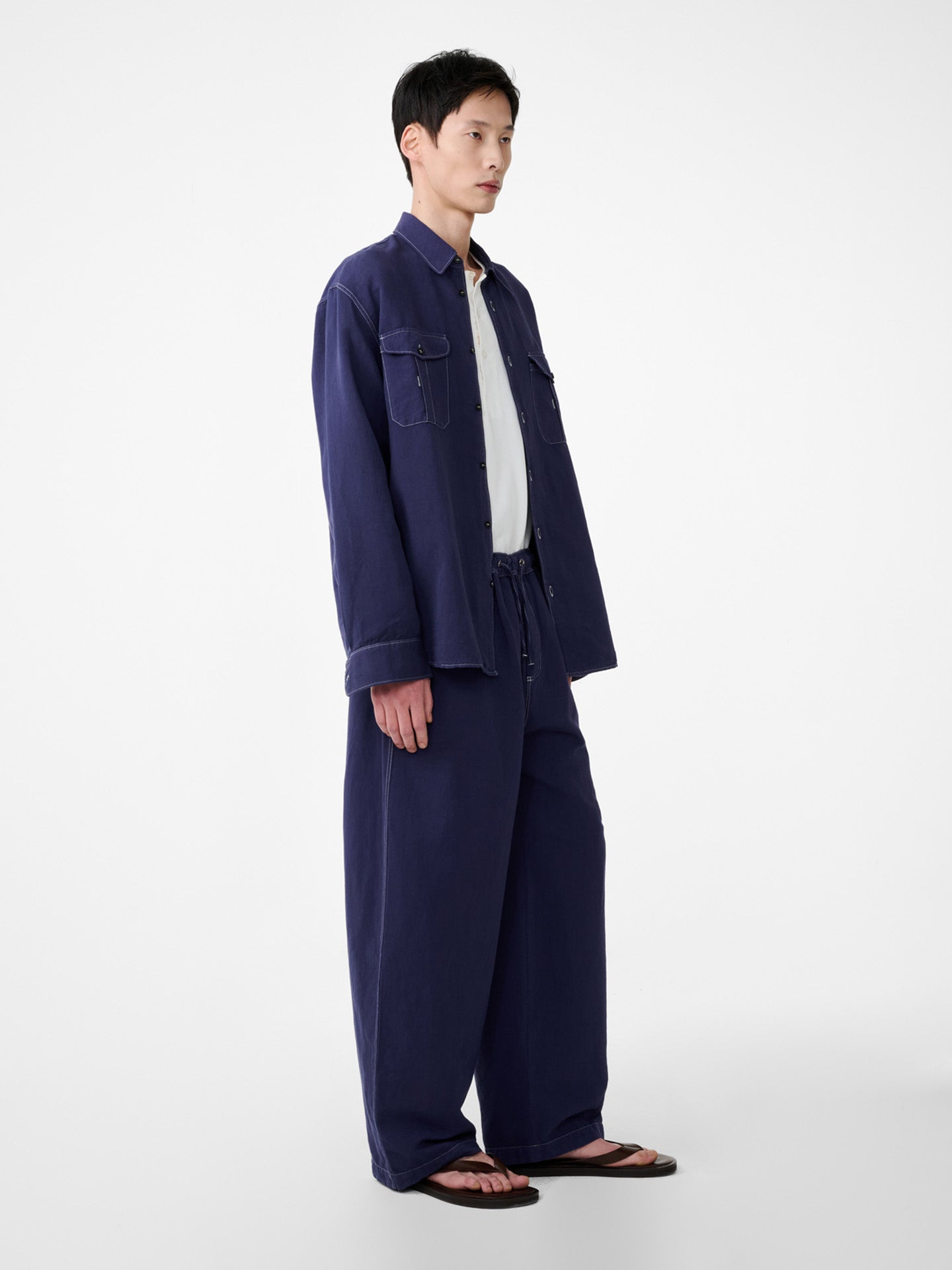 UTILITY POCKET SHIRT, INDIGO