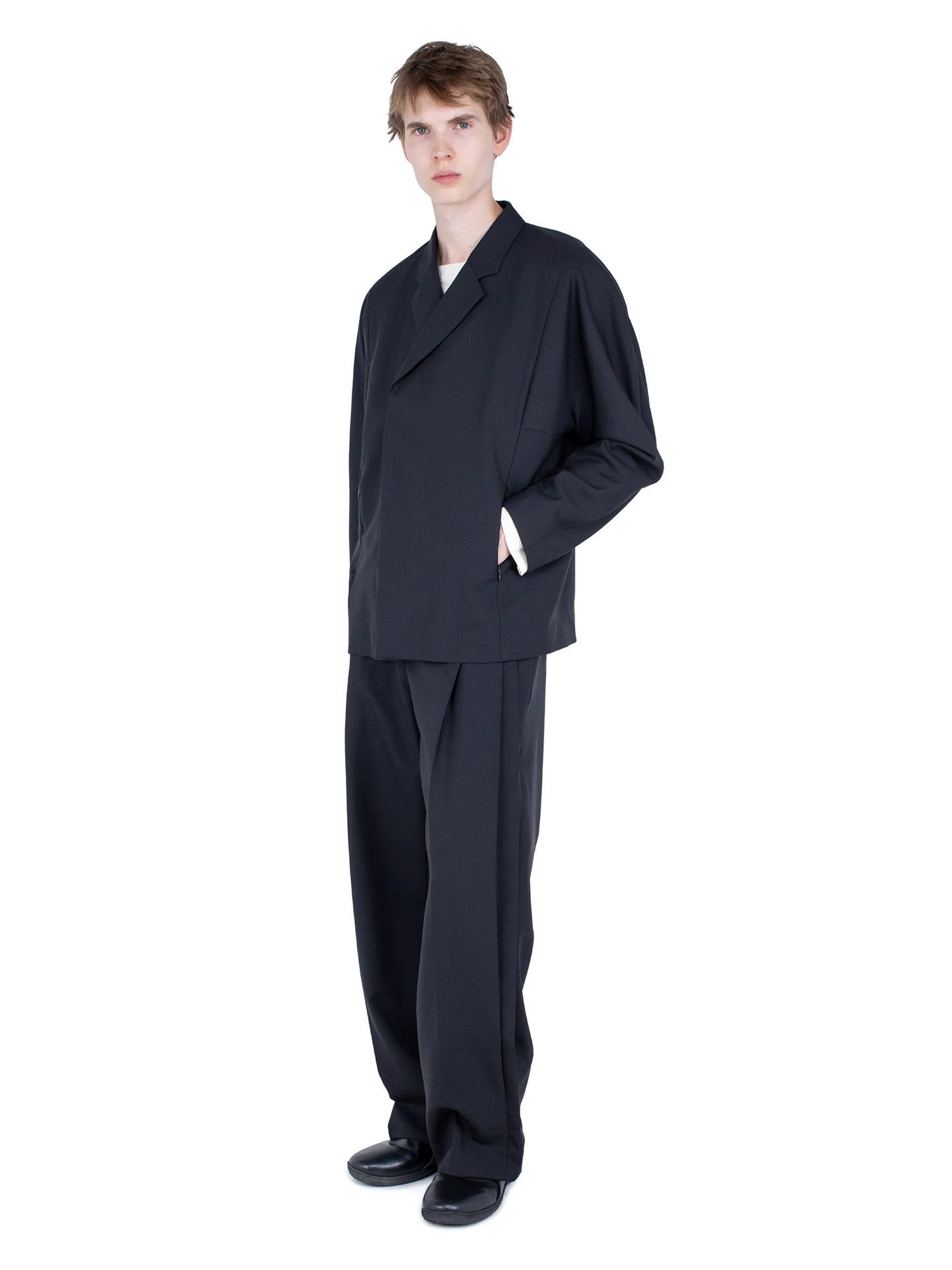 VAALS TAILORED BLAZER, SPACE BLACK