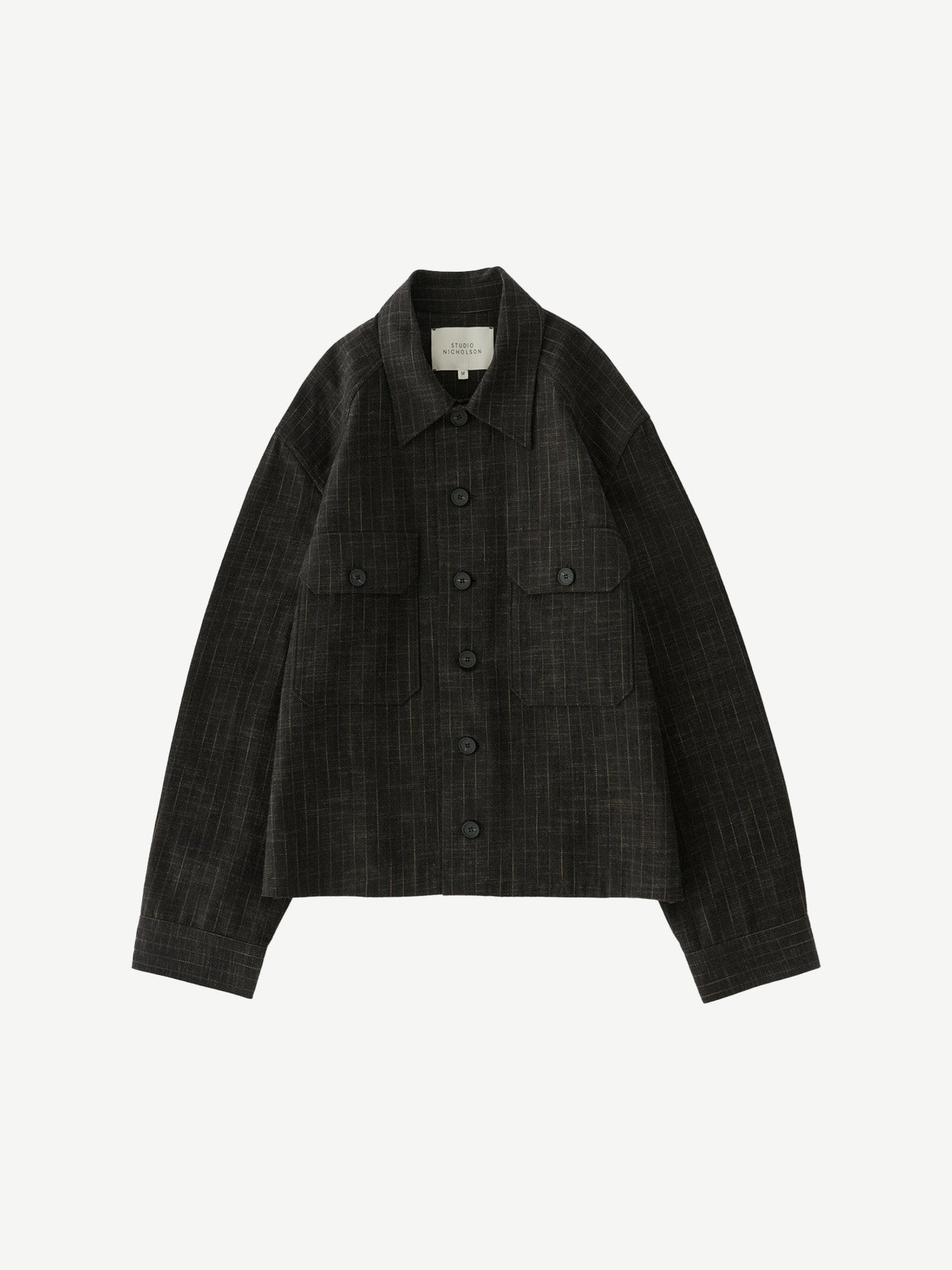 SLIM FIT OVERSHIRT, PEAT