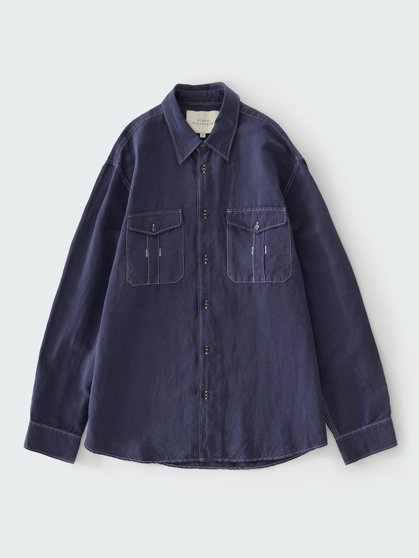 UTILITY POCKET SHIRT, INDIGO