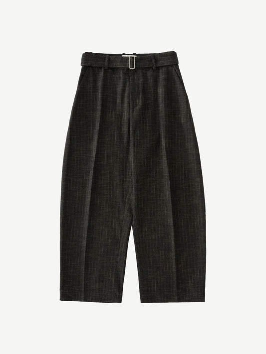 BELTED PANT, PEAT