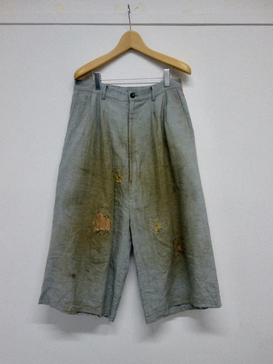 DESTROYED REBEL WEIRD LENGTH SHORTS, Grey