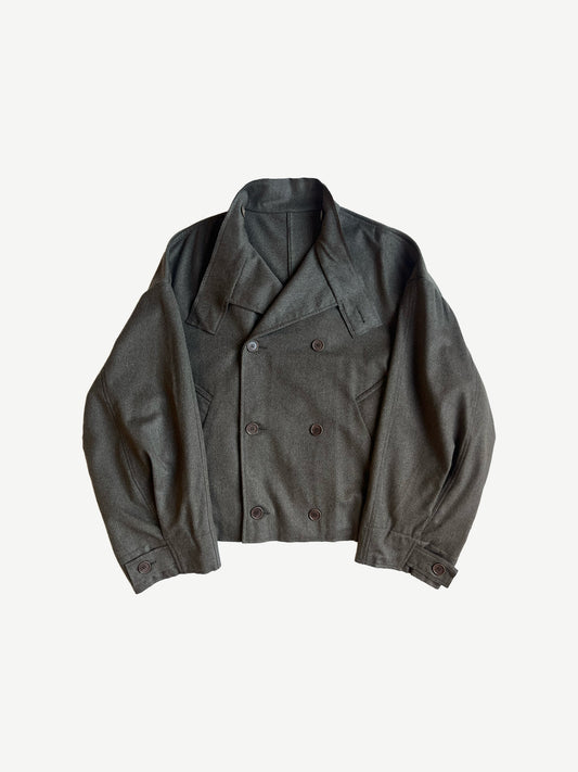 NO.286 HEAVY WOOL CROPPED OVERSIZED JACKET, DUST