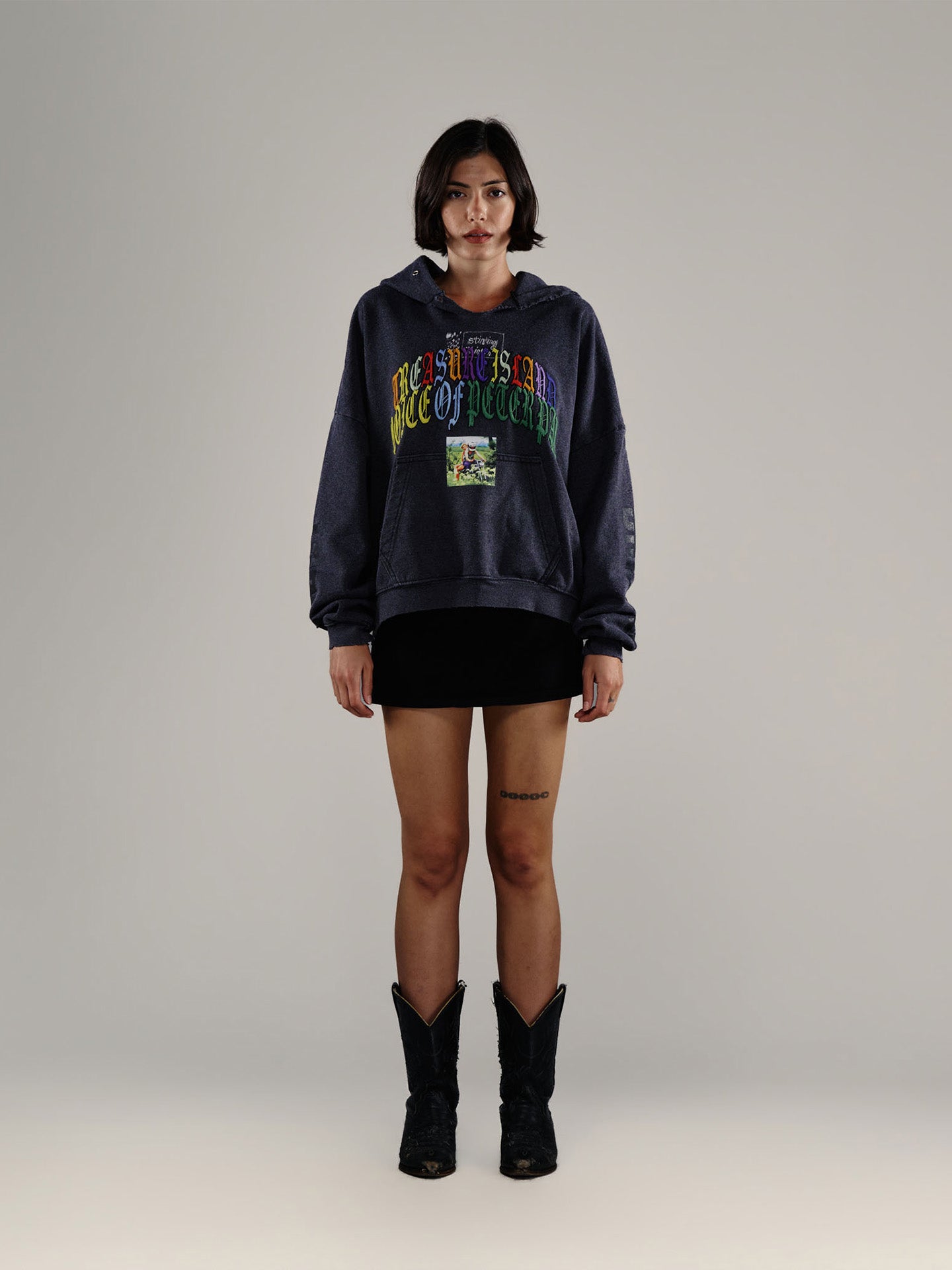 BOBBY DRISCOLL HOODIE, Vintage Black