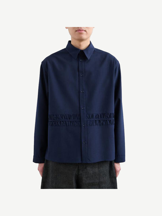 FOSSIL SHIRT LS, NAVY