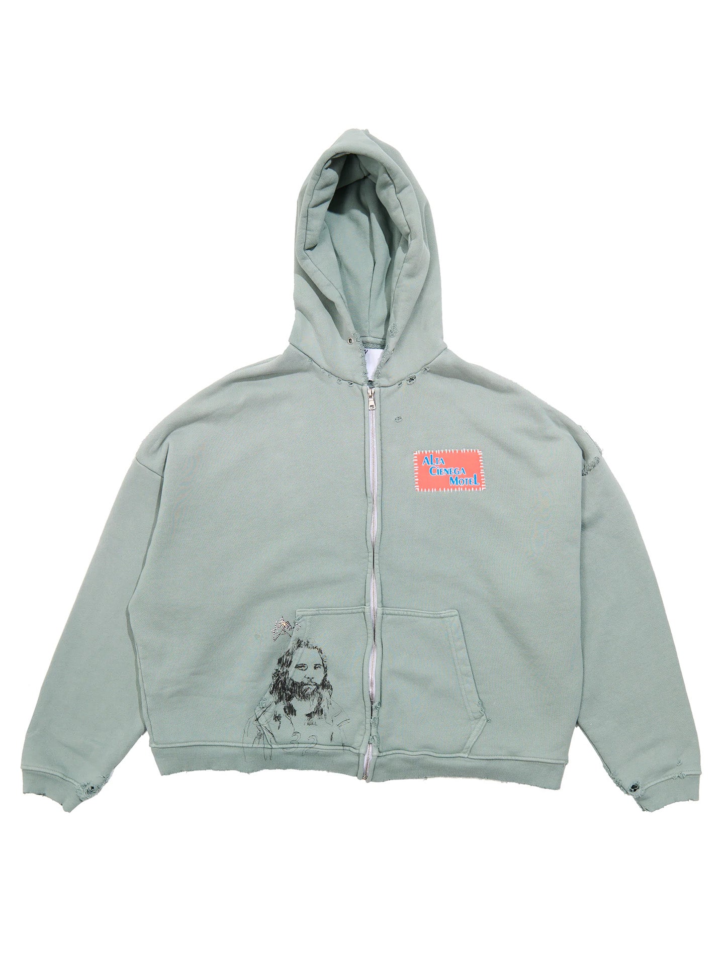 ALTA CIENEGA ZIP HOODIE, Teal