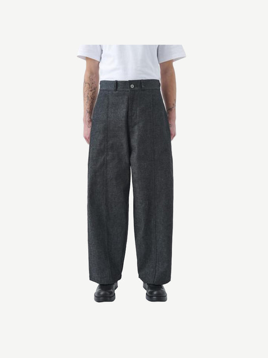 WELT TROUSER, DENIM BLACK