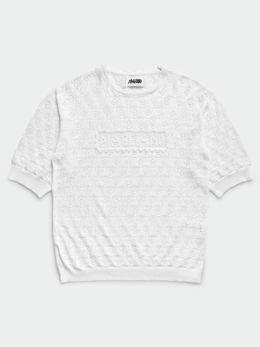 COMUNIONE KNITTED TEE, White