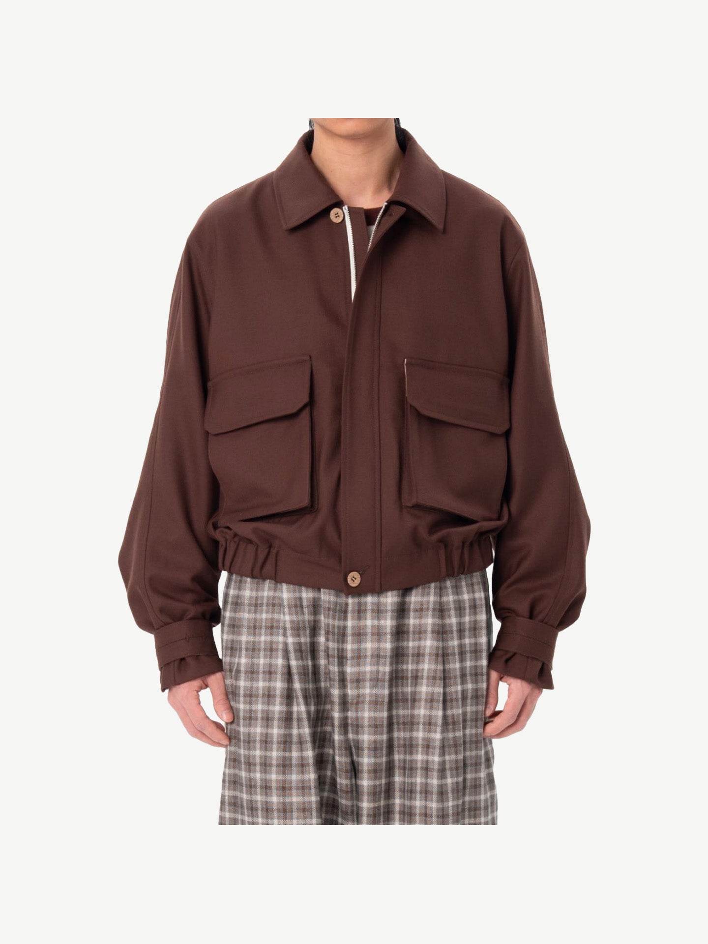 SAILOR JACKET, BROWN