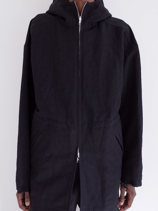 REVERSIBLE BOYHOOD PARKA, BLACK