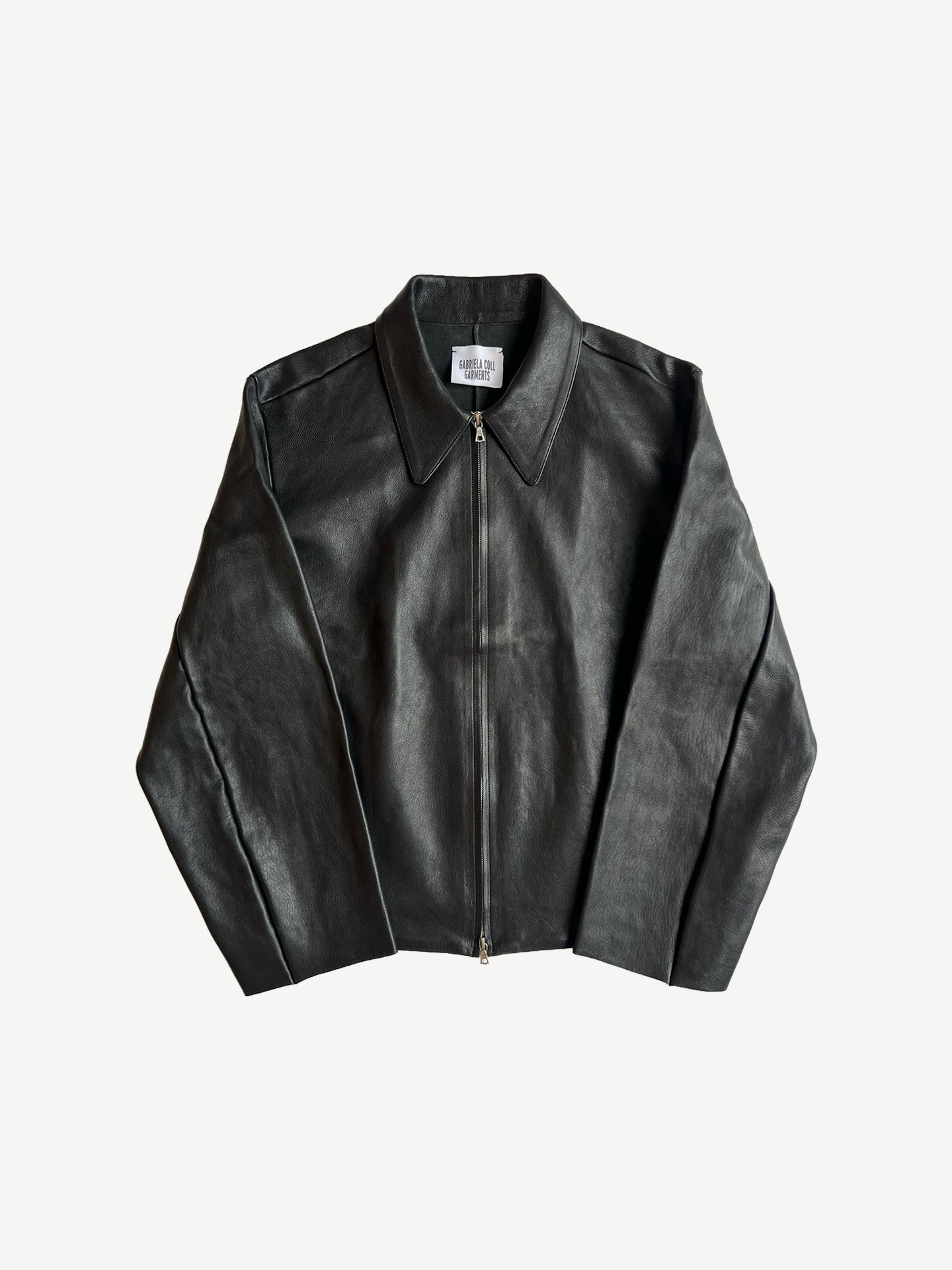 NO.285 LEATHER POCKET JACKET, BLACK