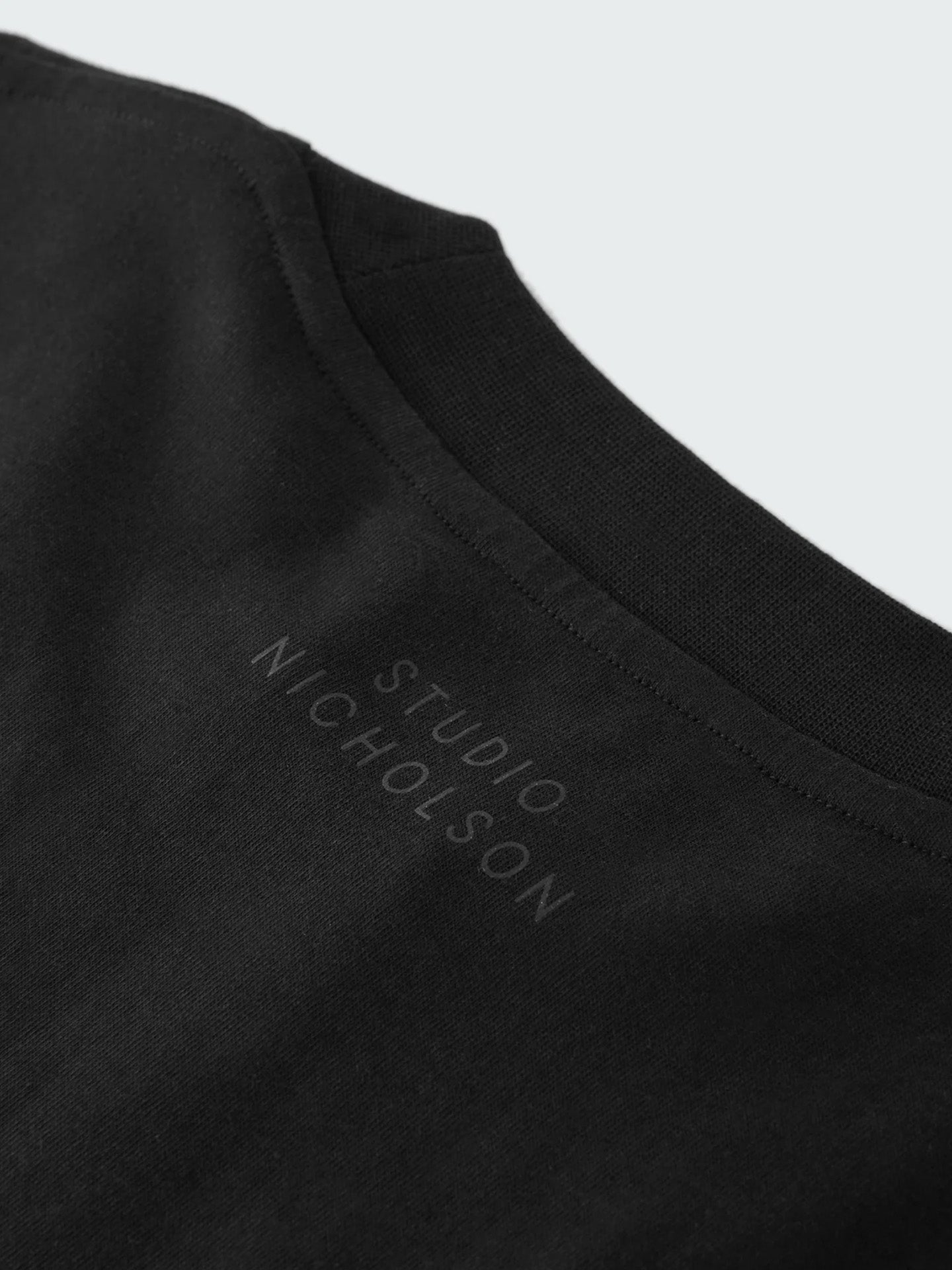 BRANDED BOXY FIT T-SHIRT, Black