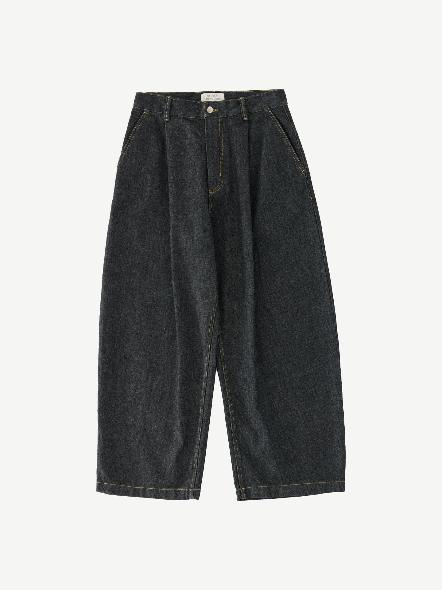 SINGLE PLEAT PANT, BLACK