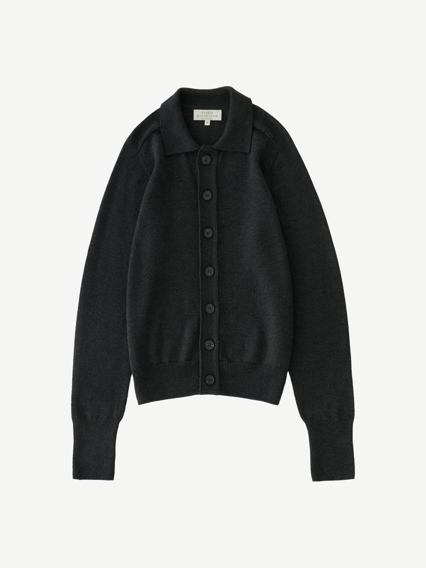 POLO CARDIGAN, COAL