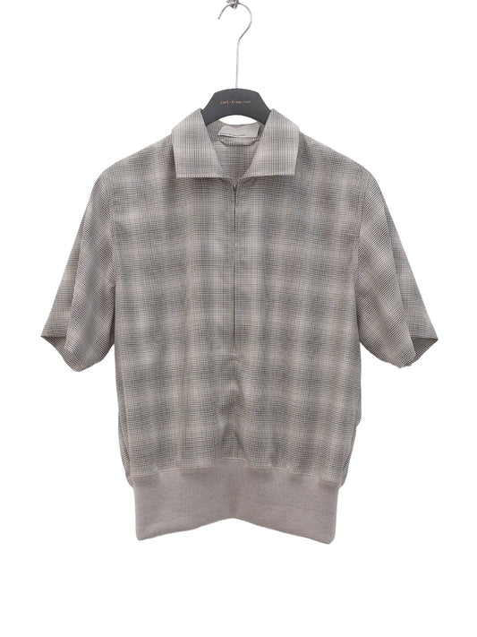 SEDIMENTARY SHIRT, Linen Houndstooth