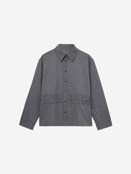 FOSSIL SHIRT LS, GREY