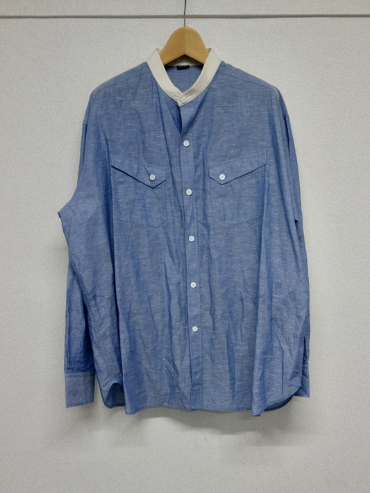 POCKET MUSLIN SHIRT, Blue