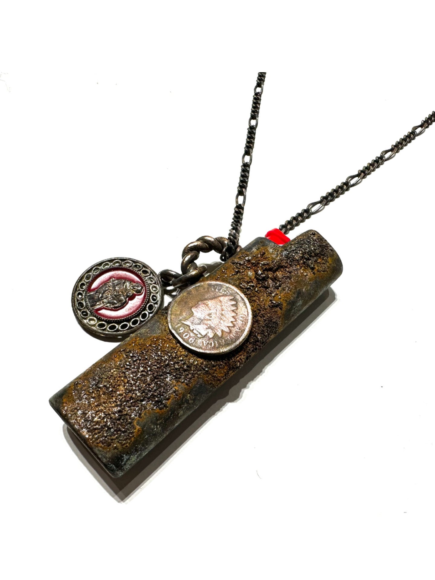 FIRE RUSTED NECKLACE, Rust