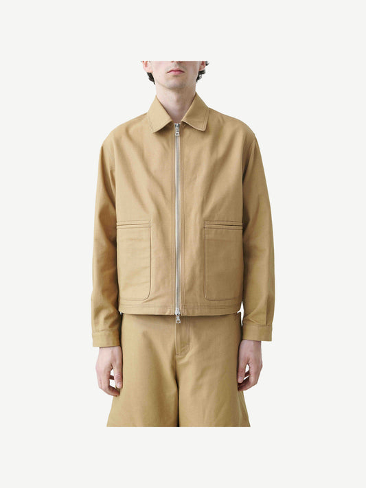 INDEX JACKET COTTON, TOBACO