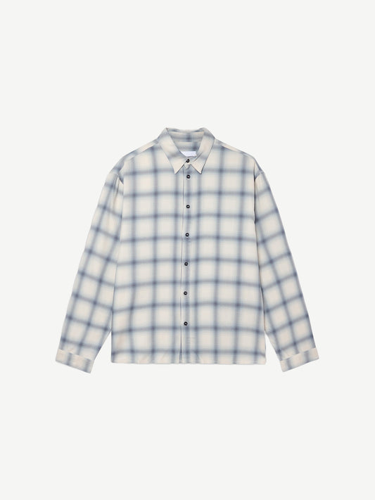 STRANO SHIRT, BLUE IVORY CHECK
