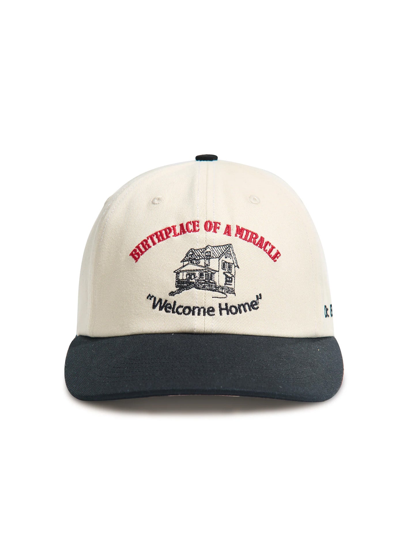 WELCOME HOME LOW PROFILE HAT, White