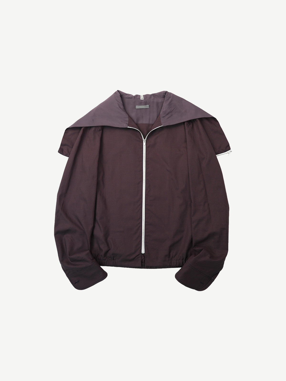 LIGHT HOODED ZIP-UP, PURPLE