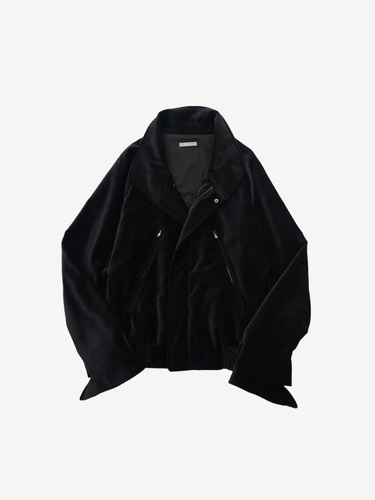REVORO JACKET, BLACK VELVET