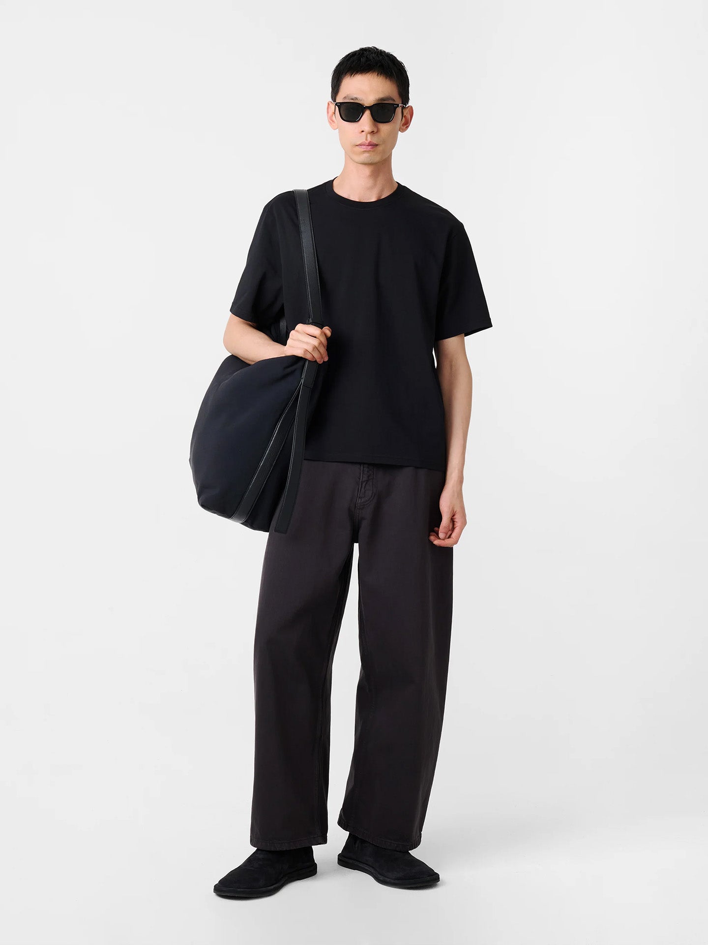 BRANDED SHORT SLEEVE T SHIRT, Black