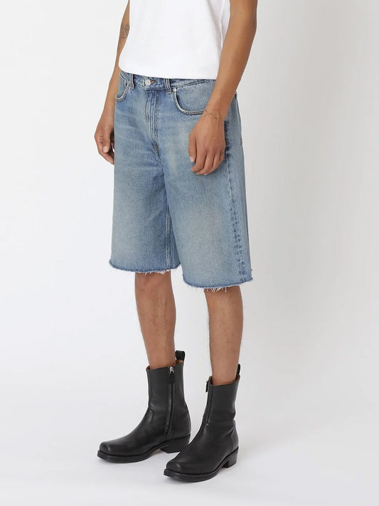 KAYCE 80S LIGHT BLUE SHORTS, Blue