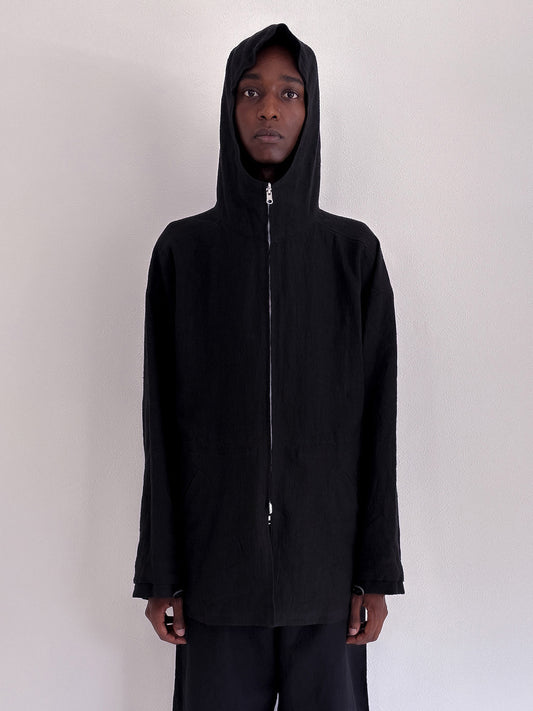 REVERSIBLE BOYHOOD PARKA, BLACK