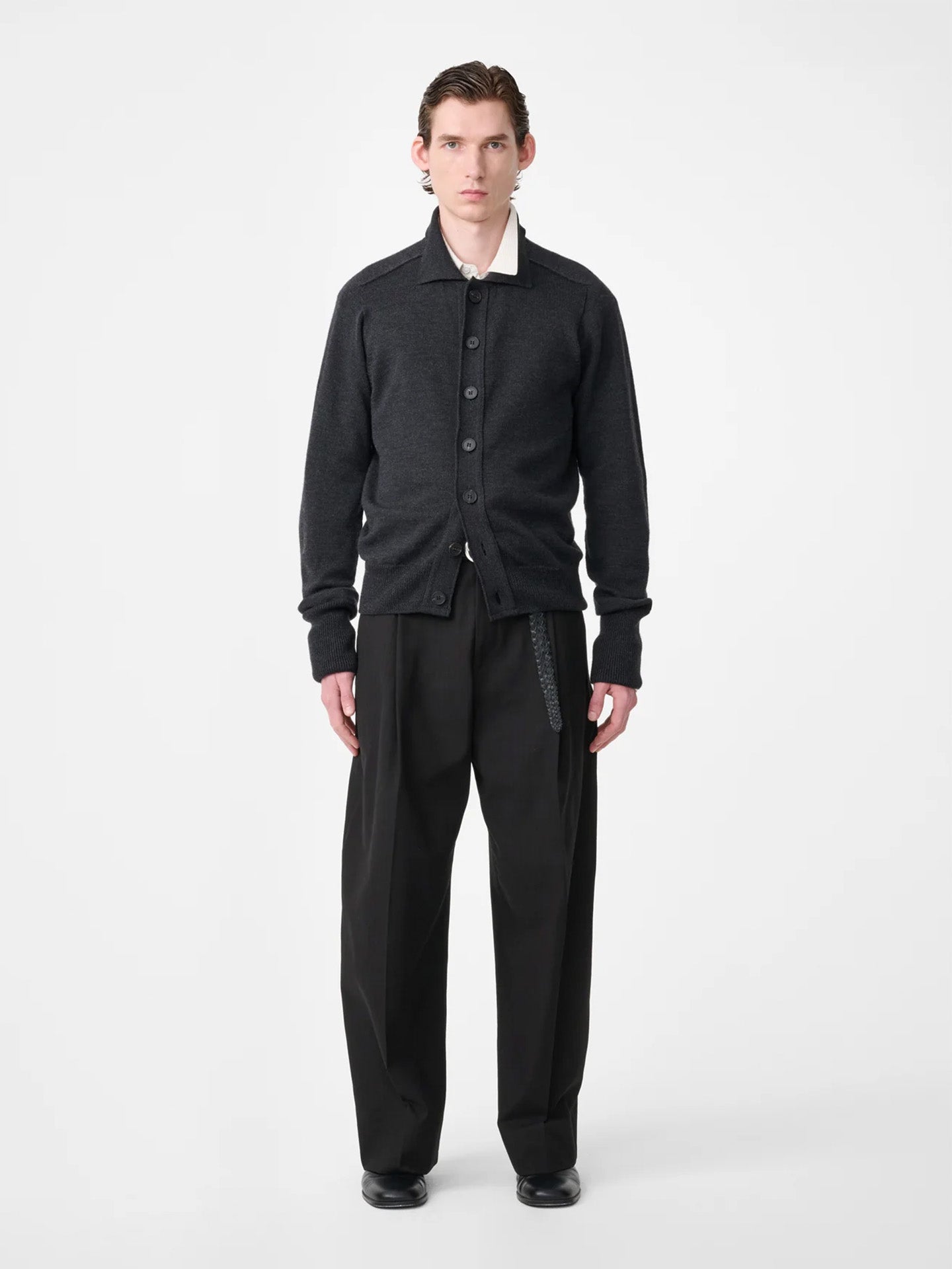 POLO CARDIGAN, COAL