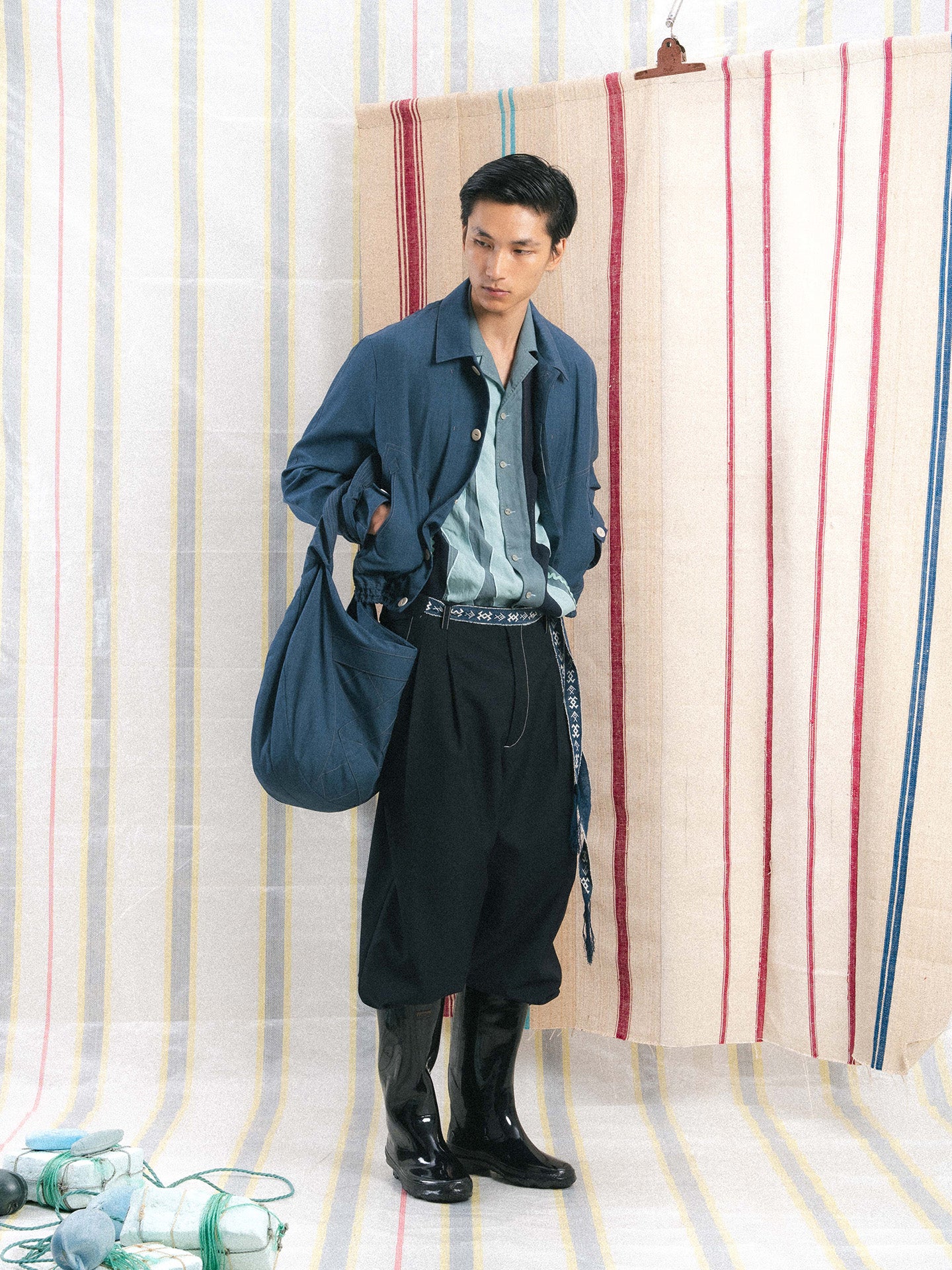 LI REEL PANTS, Navy