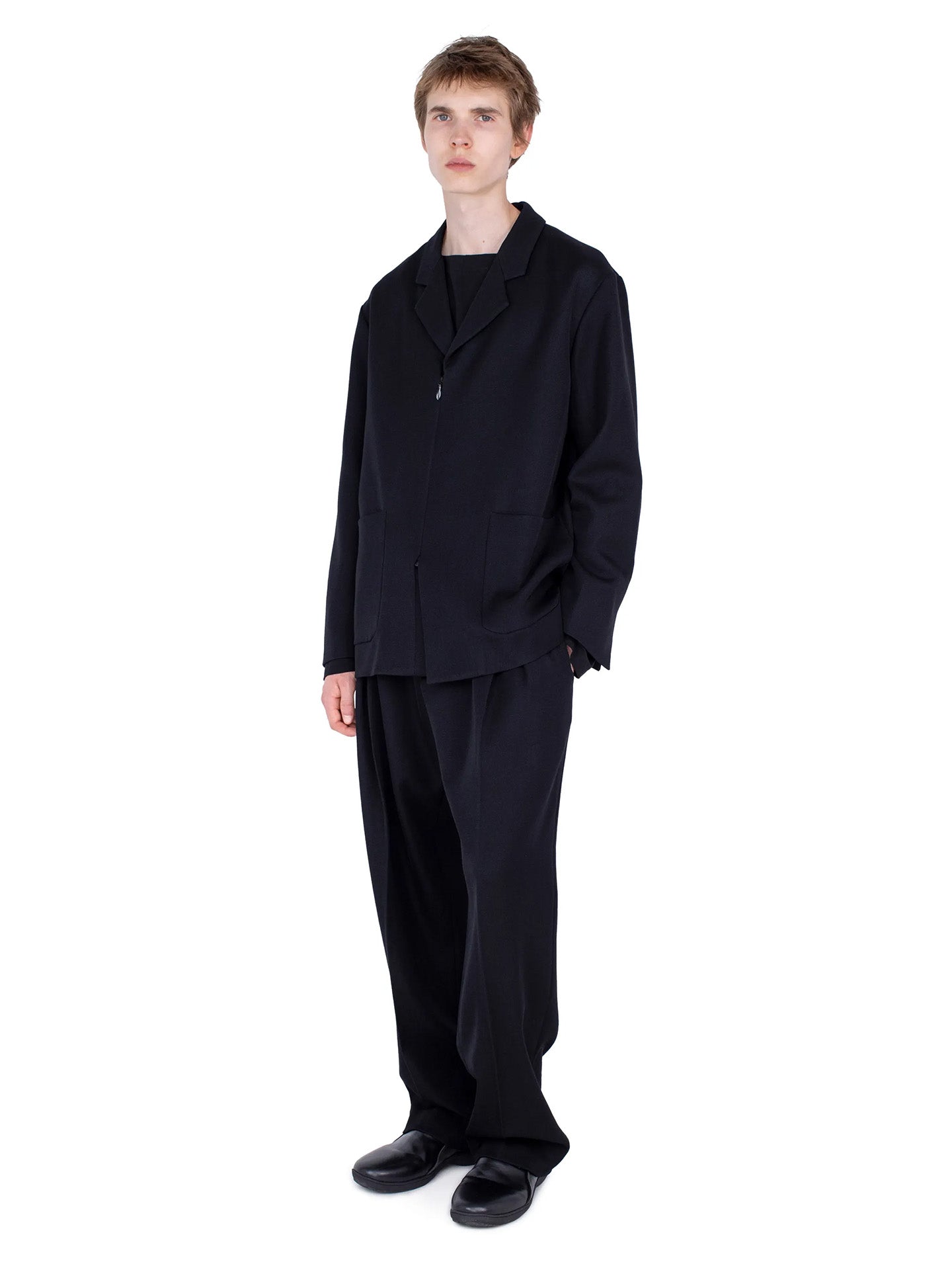 VOTIVE ZIP BLAZER, JET BLACK
