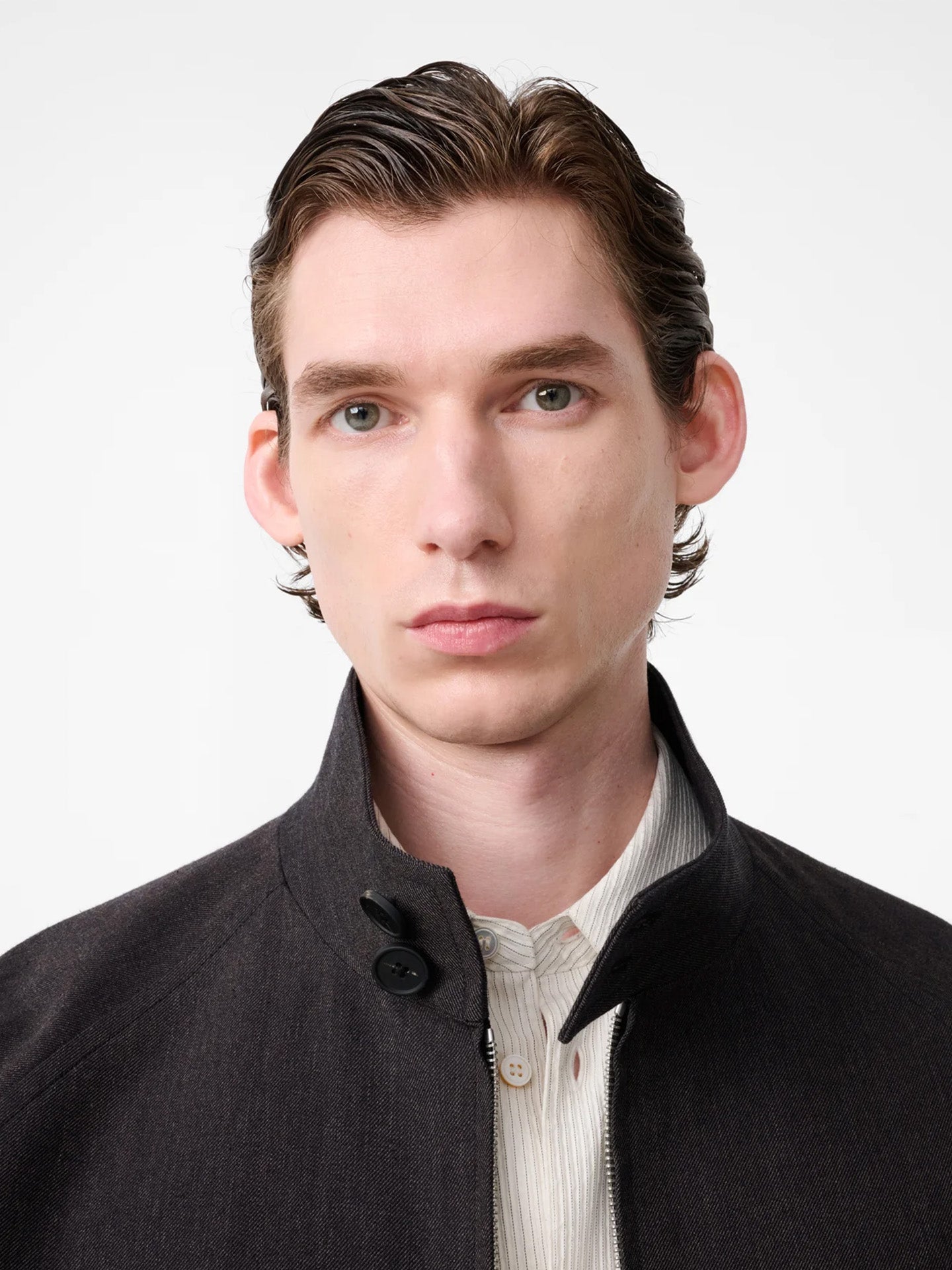 HARRINGTON JACKET, BROWN MARL