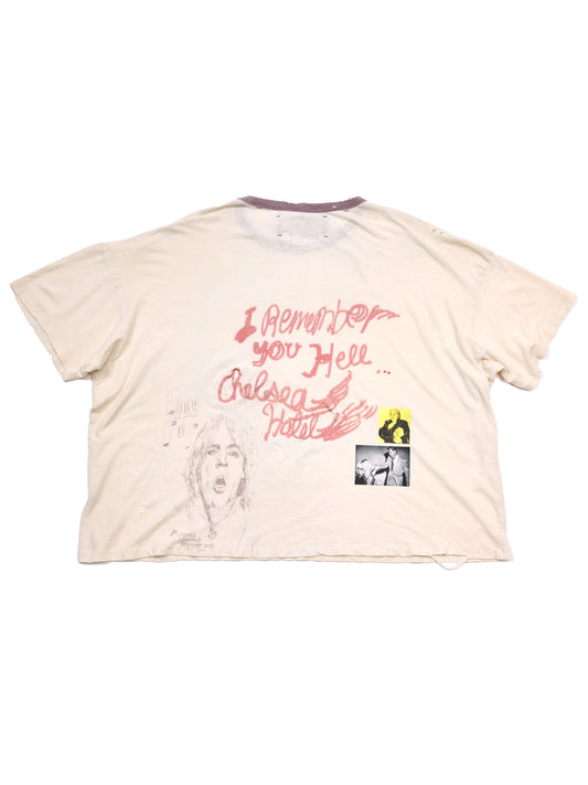 CHELSEay HOTEL TEE, Vintage Cream
