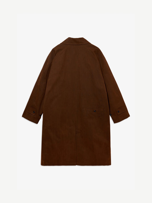 WESTMINSTER OVERCOAT, BARK BROWN