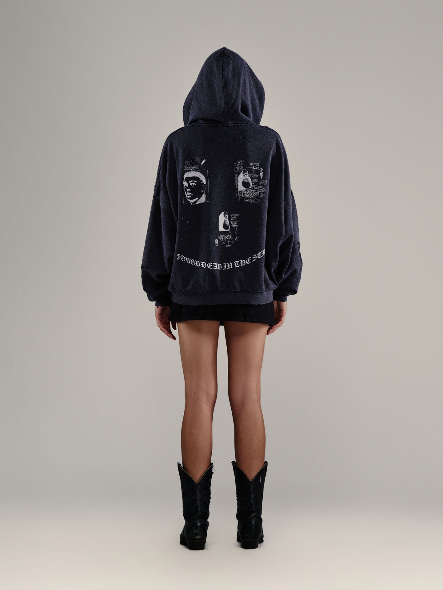 BOBBY DRISCOLL HOODIE, Vintage Black