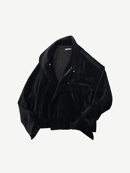 REVORO JACKET, BLACK VELVET